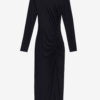 Jelina Long Draped Jersey Dress
