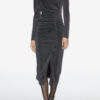 Jenisa Long Lurex Dress