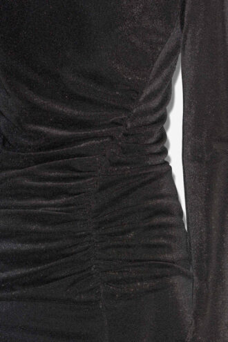 Jenisa Long Lurex Dress