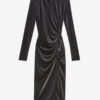 Jenisa Long Lurex Dress