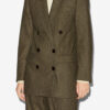 Jevima Striped Wool Suit Jacket
