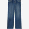 Jeyda Topstitched Denim Jeans