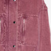 Joanna Workwear Style Jacket in Plain-Colored Denim
