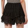 Jocadia Cotton and Floral Lace Shorts