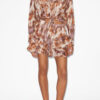 Jocadia Frilly Printed Cotton Voile Shorts