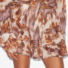Jocadia Frilly Printed Cotton Voile Shorts