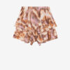 Jocadia Frilly Printed Cotton Voile Shorts