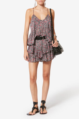 Jocadia Printed Organic Cotton Voile Shorts