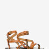 Jopee Flat Studded Leather Sandals