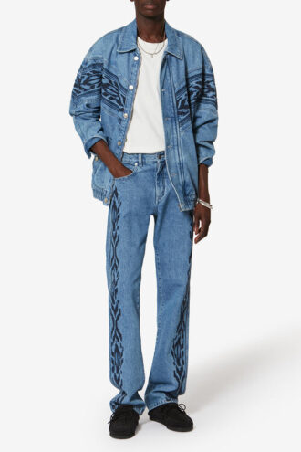 Julian Embroidered Denim Jacket