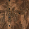 Kadrian Faux Leather Shirt