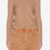 Kalyn Fitted Cotton and Wool Sweater