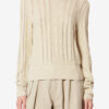 Kalyn Openwork Cotton Blend Sweater