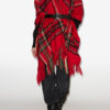 Kamilo Plaid Print Poncho
