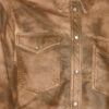 Karima Faux Leather Shirt