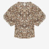 Karlita Printed Silk Top