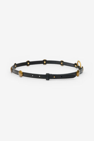 Karlo Embellished Leather Belt