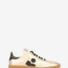 Kaycee Low-Top Metallic Leather Sneakers