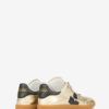 Kaycee Low-Top Metallic Leather Sneakers