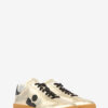 Kaycee Low-Top Metallic Leather Sneakers