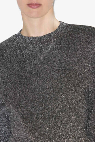 Kelaya Lurex Knit Sweater with Logo