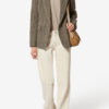 Kerstin Checkered Virgin Wool Suit Jacket