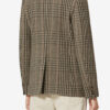 Kerstin Checkered Virgin Wool Suit Jacket