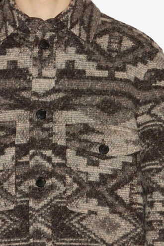 Kervon Patterned Wool Blend Jacket