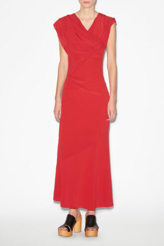 kidena long dress with short sleeves 1 330x495 - Kidena Long Dress with Short Sleeves