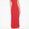 Kidena Long Dress with Short Sleeves