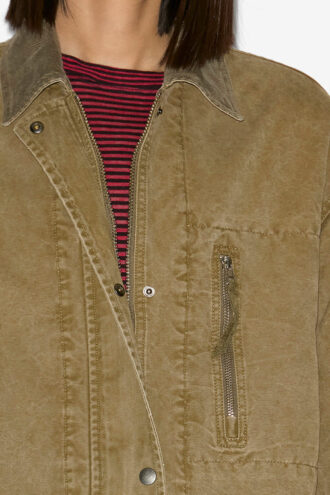 Kimelia Coated Cotton Jacket