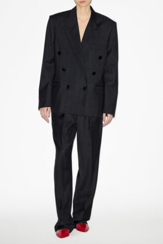 Klero Glen Plaid Wool Suit Jacket