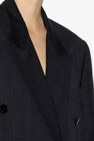 Klero Glen Plaid Wool Suit Jacket