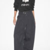 Klowia Long-Sleeve T-Shirt in Plain-Colored Linen