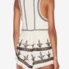 Kourtney Embroidered Gauze Top