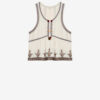 Kourtney Embroidered Gauze Top