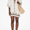Kressy Short Embroidered Gauze Dress