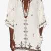 Kressy Short Embroidered Gauze Dress