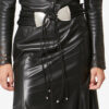 Lambskin Leather Tie Belt