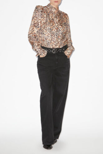 Lamia Printed Flowing Blouse
