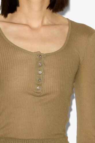 Lamylic Long-Sleeve Cotton T-Shirt
