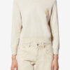Lanta Two-Toned Cotton and Wool Sweater