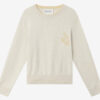 Lanta Two-Toned Cotton and Wool Sweater