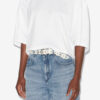Laurea Short Plain-Colored Cotton T-Shirt