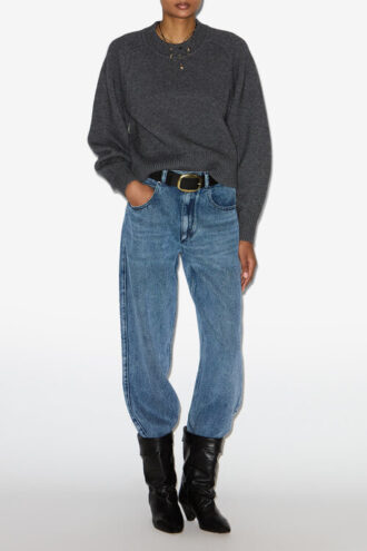 Leandra Merinos Wool and Cashmere Sweater