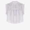 Leaza Pleated Cotton Voile Top