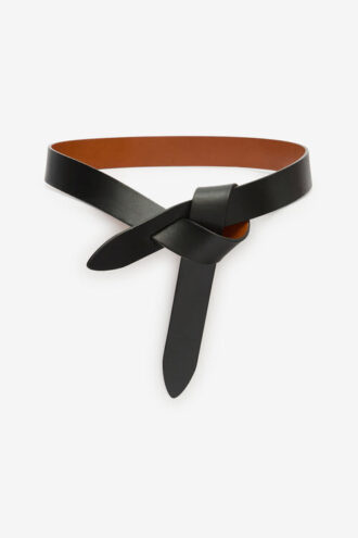 Lecce Smooth Leather Tie Belt