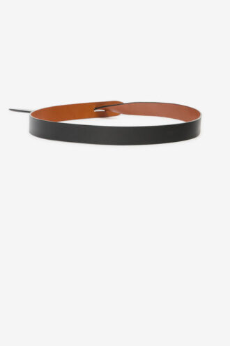 Lecce Smooth Leather Tie Belt