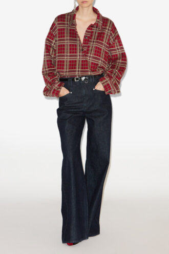 Lemony Wide-Leg Jeans