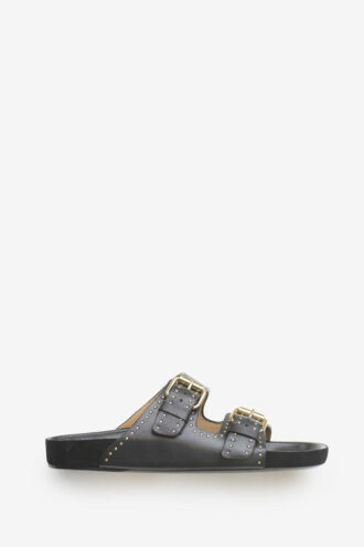 Lennyo Open-Toed Leather Sandals